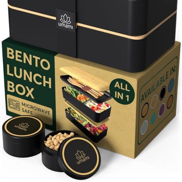 NIB Umami Bento Box Adult All-In-1, Leakproof, Microwave & Dishwasher safe - Picture 2 of 9